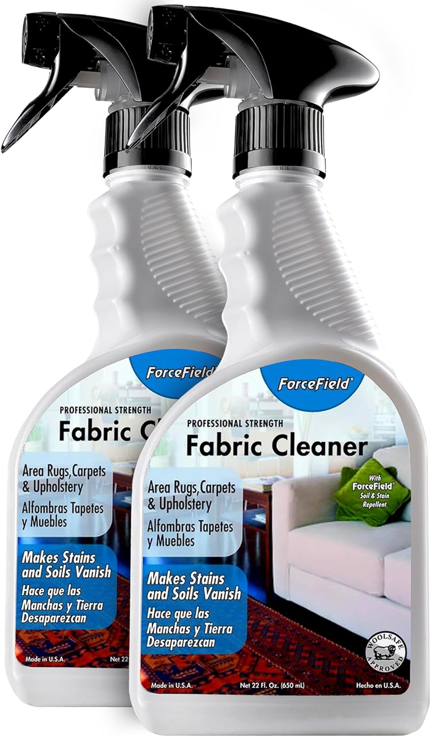 ForceField - Fabric Cleaner - Remove, Protect, and Deep Clean - 22oz (2 Pack (22oz))