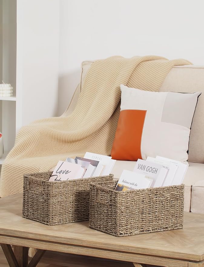 StorageWorks Wicker Storage Basket - Image 5