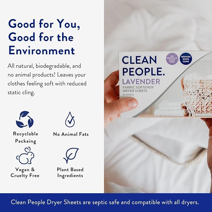 The Clean People Fabric Softener Sheets - Image 2