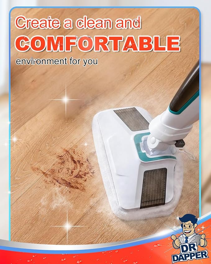 DR DAPPER 6 Pack SMP01 Steam Mop Pads Compatible - Image 8