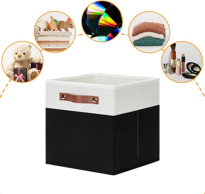 DULLEMELO Storage Cubes 11 inch, Cube Storage Bins - Image 4