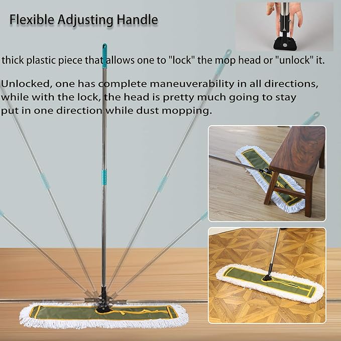 OFO 36inch Industrial Commercial Dust Mop 2 Sets //Heavy Duty Dust Mop // - Image 3