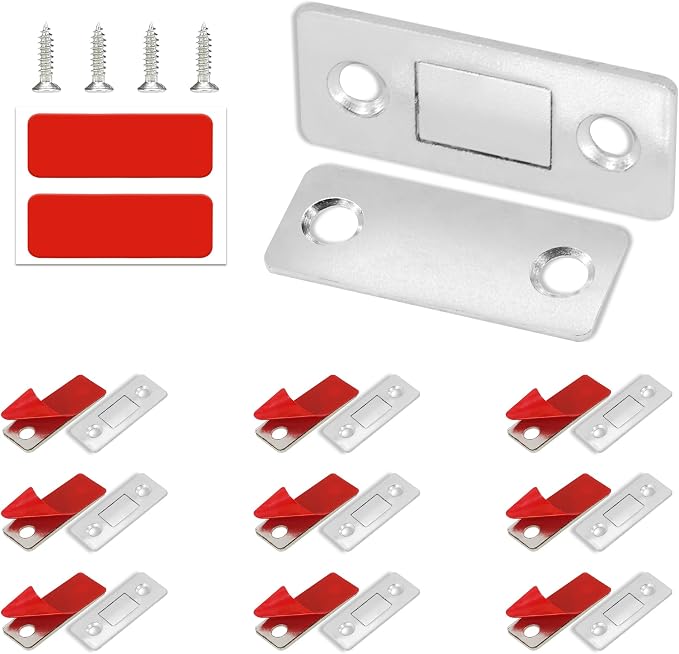 Cabinet Magnetic Catch, 10 Pack Ultra Thin Magnetic Cabinet Door Catch by Redunest