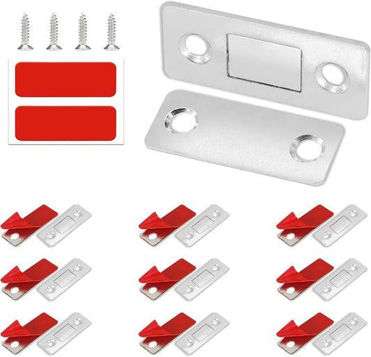 Cabinet Magnetic Catch, 10 Pack Ultra Thin Magnetic Cabinet Door Catch by Redunest