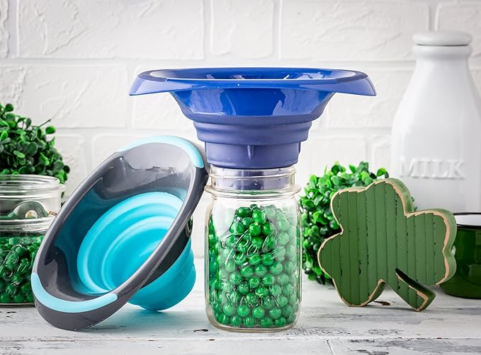 Kitchen Canning Funnel – Collapsible Silicone Food Funnel - Image 5