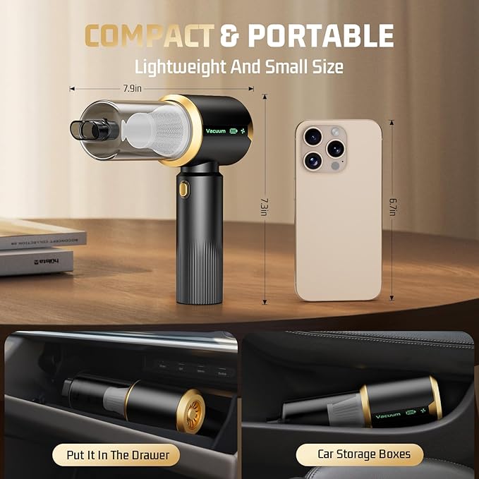Car Handheld Vacuum Cordless: Car Vacuum Cleaner - Image 7