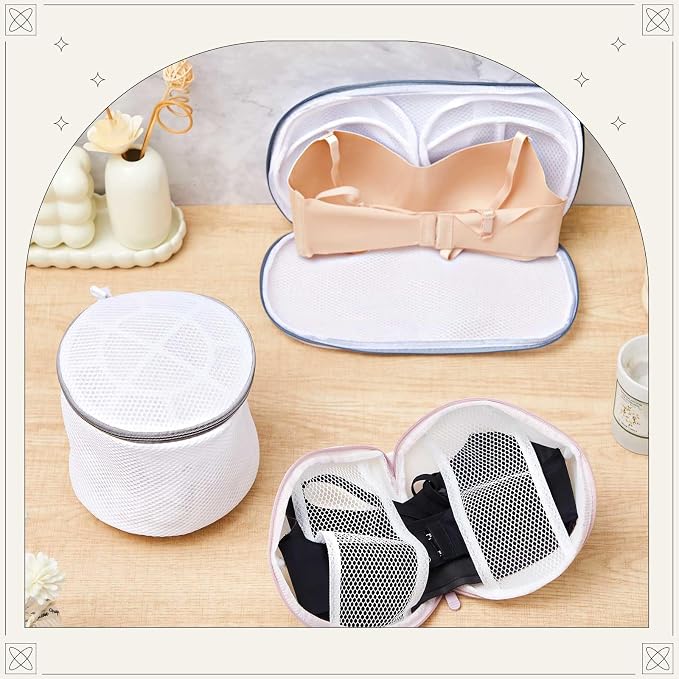 SATINIOR 6pcs Large Bra Lingerie Wash Bags - Image 6