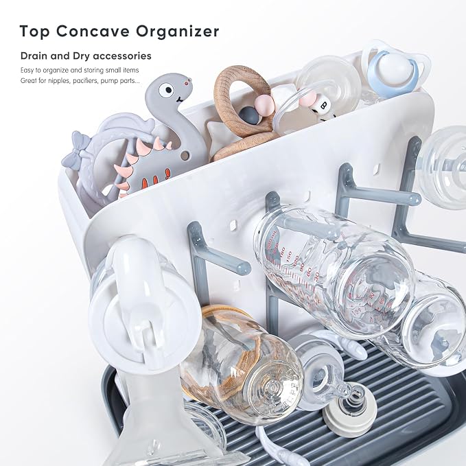 Termichy Baby Bottle Drying Rack: Vertical Bottle Dryer Rack Holder - Image 4