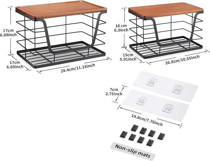 ALOCEO 2 Pack Stackable Storage Bins - Image 8