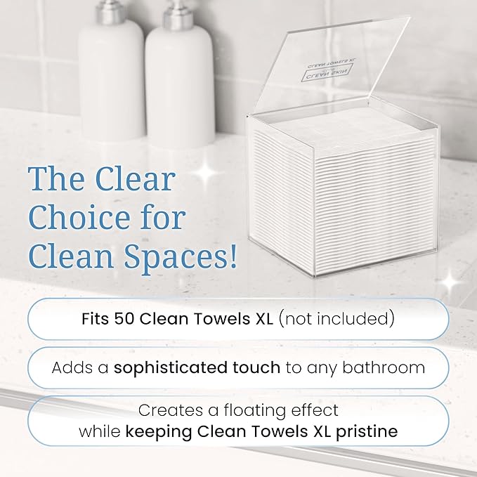 CLEAN SKIN CLUB Clear Acrylic Box - Image 2