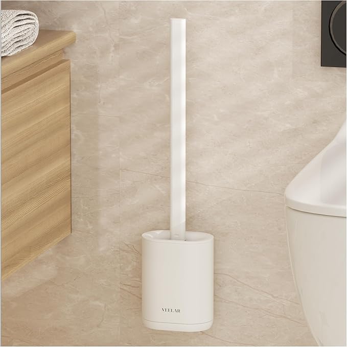Toilet Brush and Holder Set by VEELAR