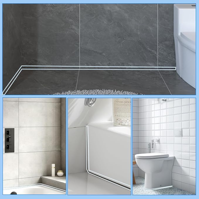 Caulk Sealing Strip for Tiles Bathtub Bathroom Toilet Kitchen, Gap Filling Self - Image 8