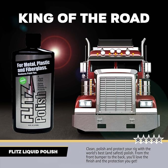 Flitz Multi Purpose Metal Polish Liquid - 16oz Bottle of USA-Made Tarnish - Image 5