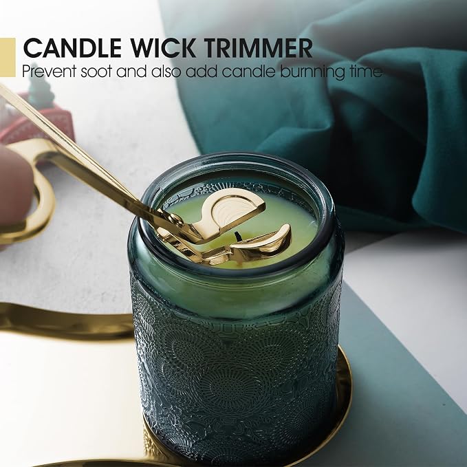 PATOISE 3 in 1 Candle Accessory Set, Candle Wick Trimmer Cutter Mini, Candle - Image 4