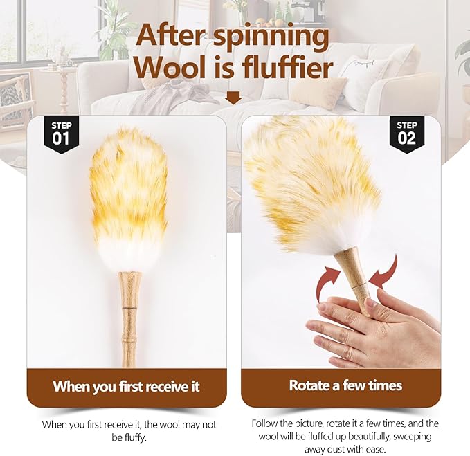 Lambswool Duster for Cleaning - Image 4