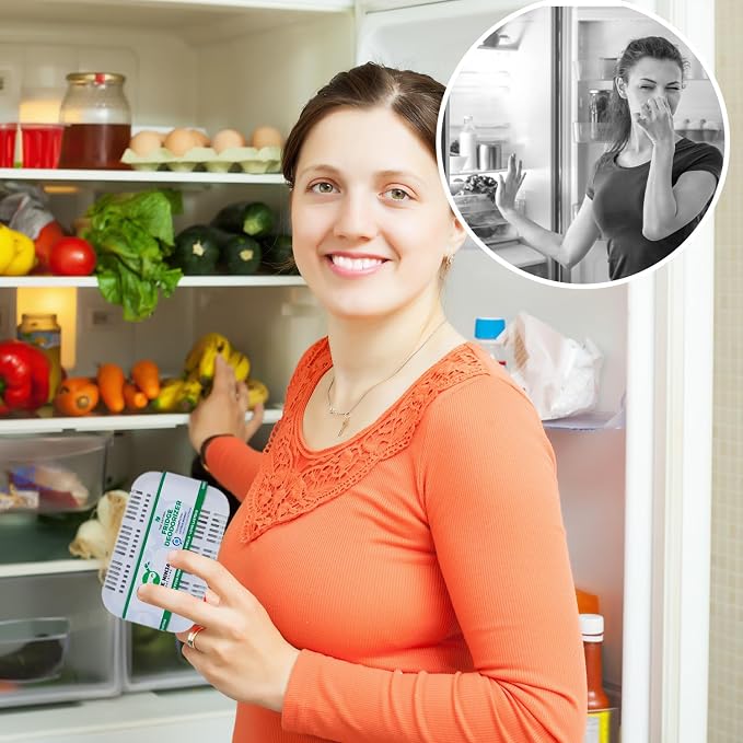 XL Pack of Refrigerator Deodorizer Odor Eliminator – Better than Baking Soda - Image 9