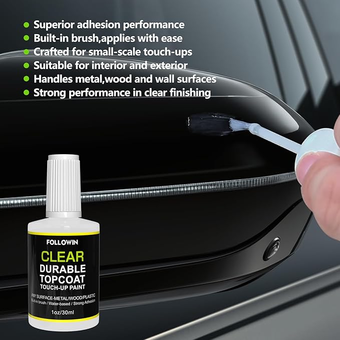 FOLLOWIN Automotive Clear Coat, Gloss Clear Finished Car Touch Up Paint - Image 3