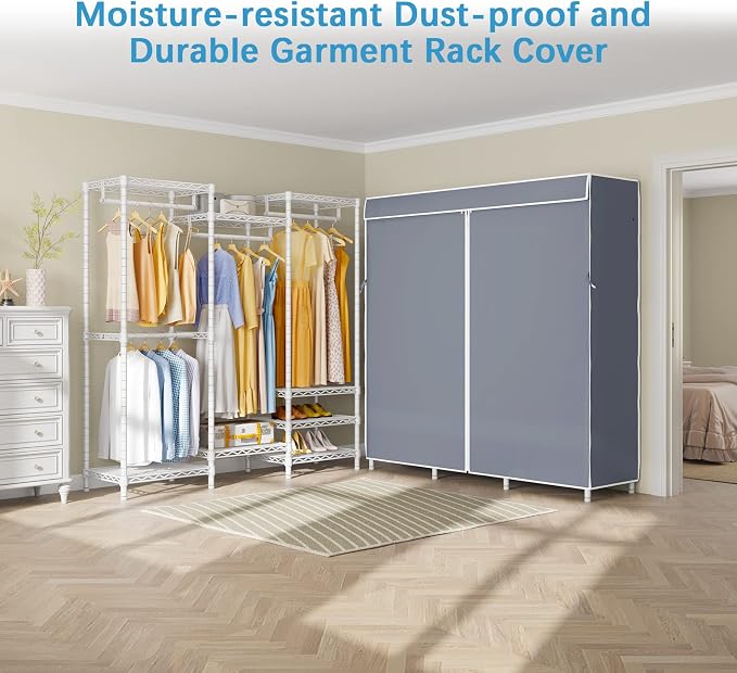 VIPEK V5C Covered Clothes Rack Heavy Duty Portable Closet Wardrobe, - Image 8