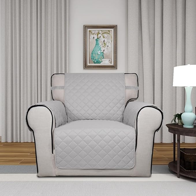 PureFit Reversible Quilted Sofa Cover, Water Resistant Slipcover Furniture - Image 2