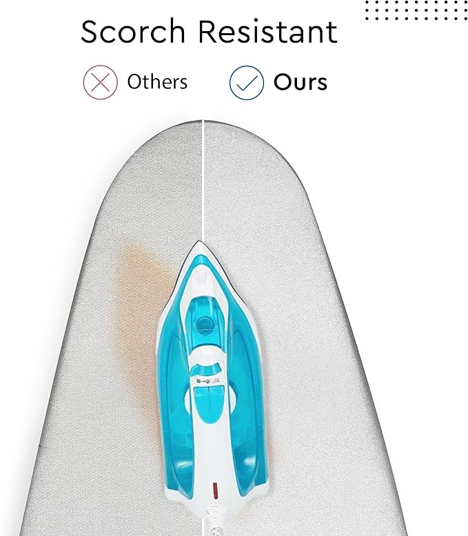 Encasa XO Ironing Board Cover and Pad 49"x18" - Image 4