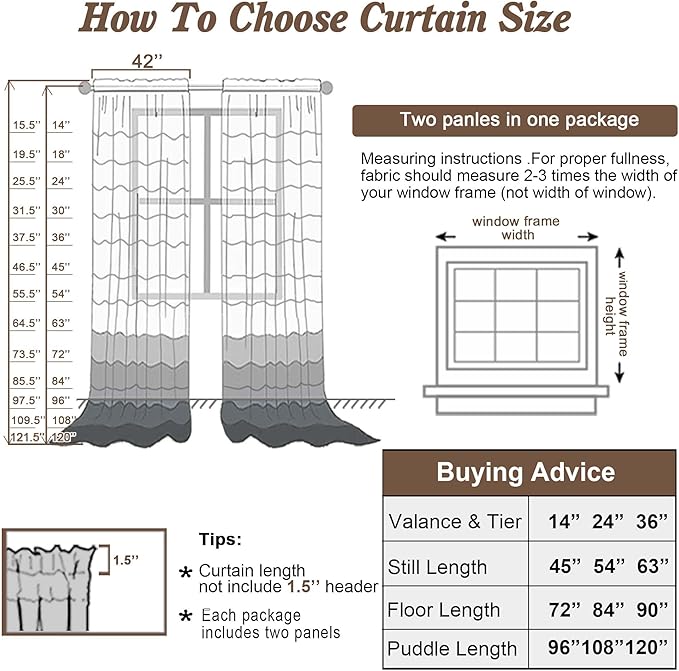 Chyhomenyc Orange Sheer Curtains 78 Inches Long 2 Panels Set - Image 5