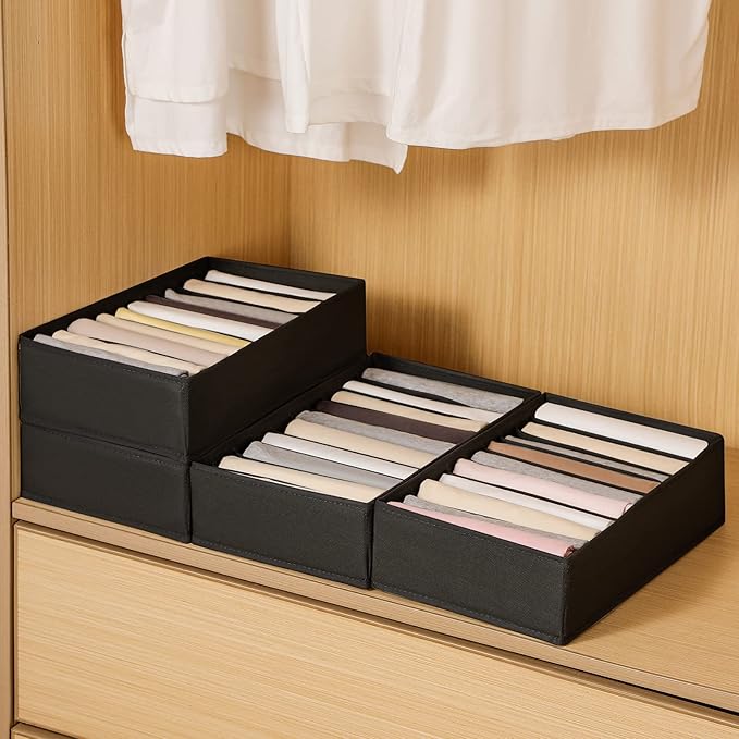 4 Packs T-shirt Drawer Organizers - Image 7