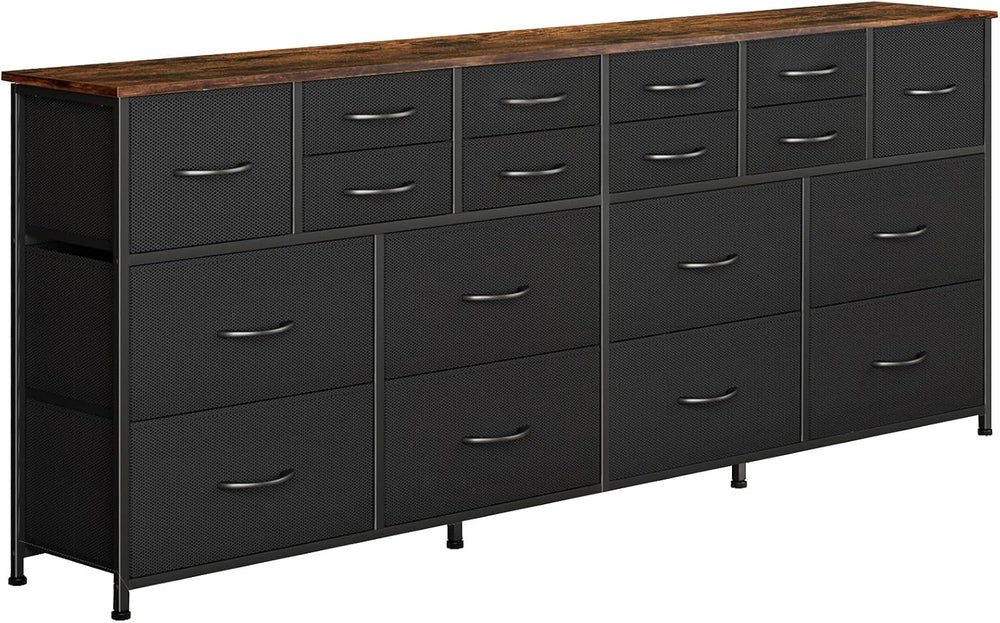 VASICAR 74.8" W Dresser for Bedroom, Long TV Stand for 65, 75, 80 inch TV