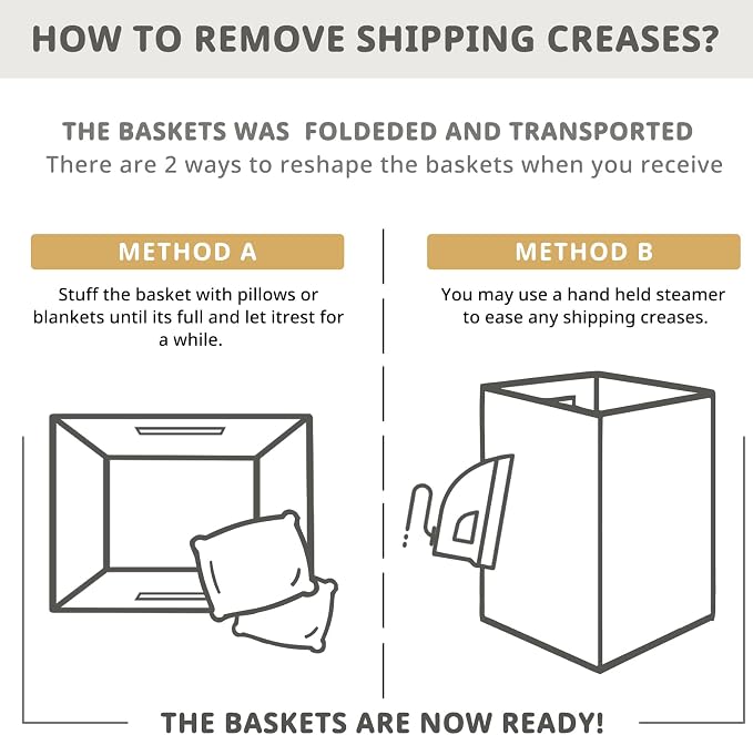 OIAHOMY Rectangle Laundry Basket, Large Laundry Hamper - Image 6