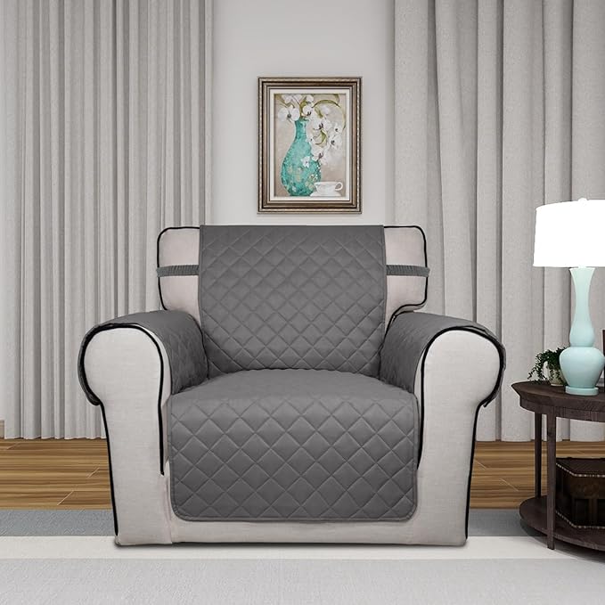 PureFit Reversible Quilted Sofa Cover, Water Resistant Slipcover Furniture - Image 2