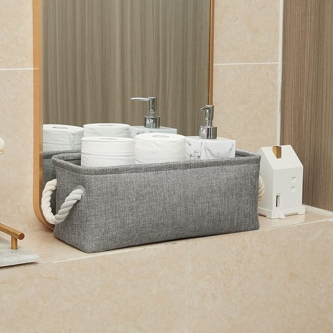 DULLEMELO Toilet Paper Storage Basket, Toilet Tank Basket - Image 3