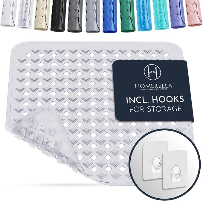Homerella Anti Slip Shower Mat | Anti Mold Non Slip Bathtub Mat by Homerella