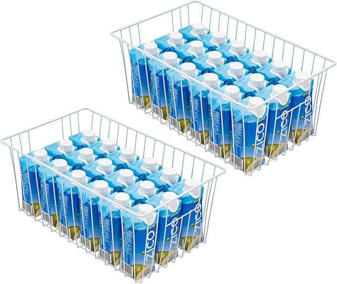 Upright Freezer Organizer Bins， Freezer Baskets - Image 8