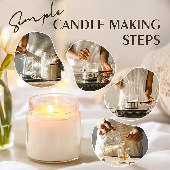 Soy Wax, Waxcanpy Natural Candle Wax, Organic Soy Wax - Image 4