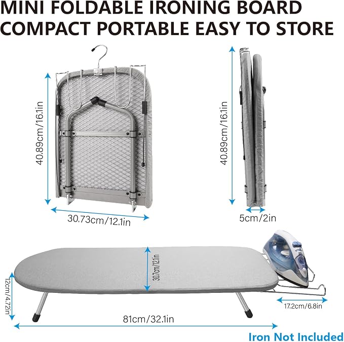 Metal Tabletop Ironing Board - Image 2