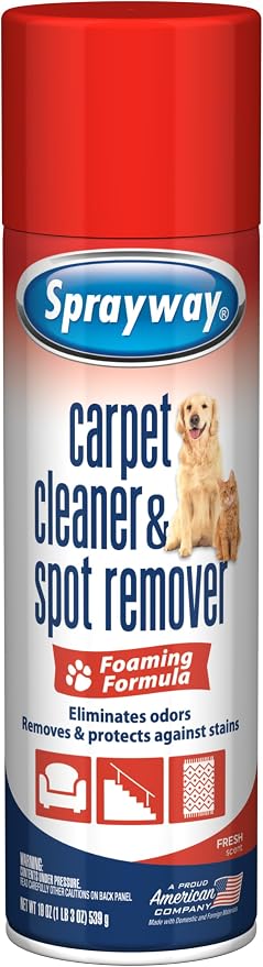 Sprayway Carpet Cleaner, Foaming Action | Deep Cleans Carpets & Upholstery | - Image 2