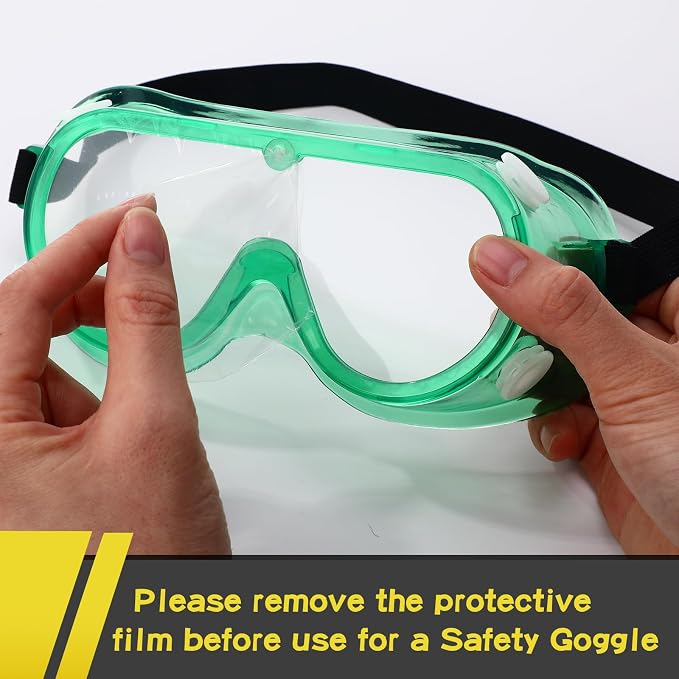 Yunsailing Protective Safety Goggles Lab Over Glasses Clear Anti Fog Eye - Image 3