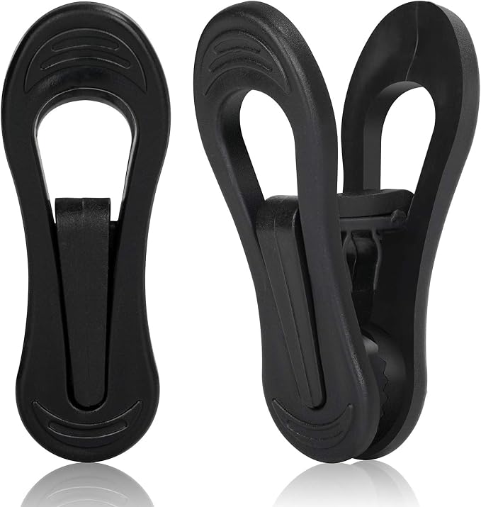 Tinfol Black Plastic Hanger Clips by Tinfol