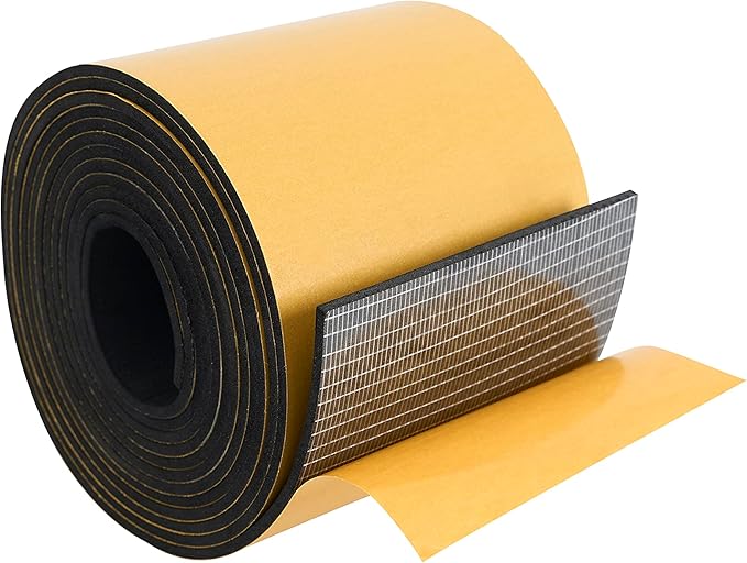 High Density Foam Weather Stripping Door Seal Strip Insulation Tape Roll by DualplexTalvania
