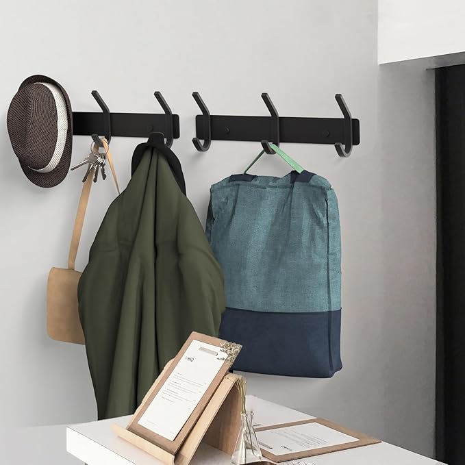 VAEHOLD Coat Hooks Wall Hook for Hanging Clothes Robes Towels Hats Heavy Duty - Image 7