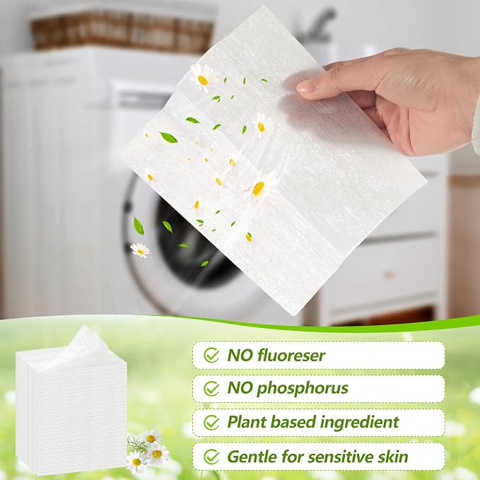 600 Count Dryer Sheets Bulk Fabric Softener Fresh Scent Dryer Sheets Naturally - Image 4