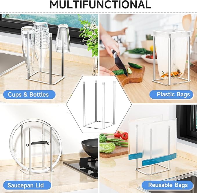 Water Bottle Drying Rack, Stainless Steel Bottle Dryer Rack, Baby Bottles Rack - Image 5