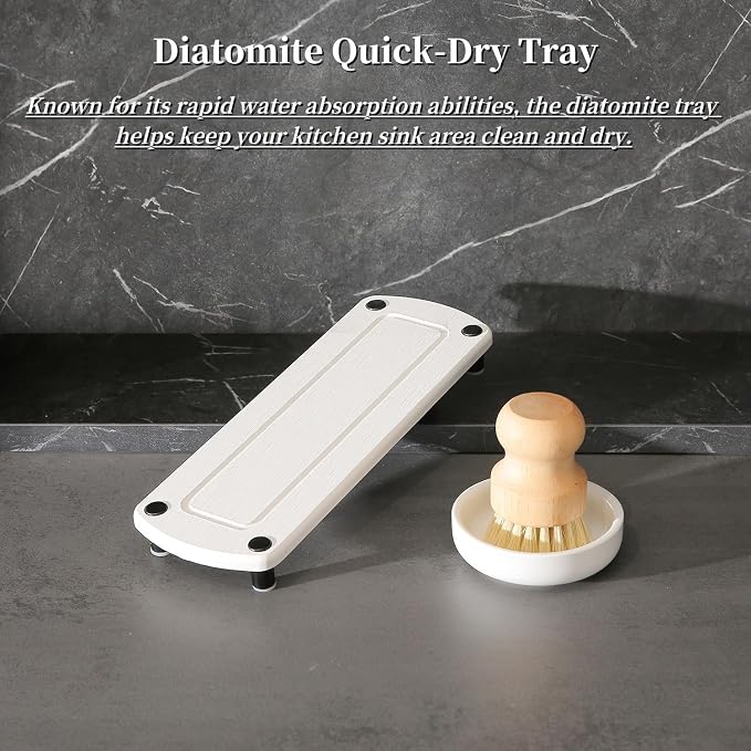 MOMEEMO White Soap Dispenser Set Comes - Image 4