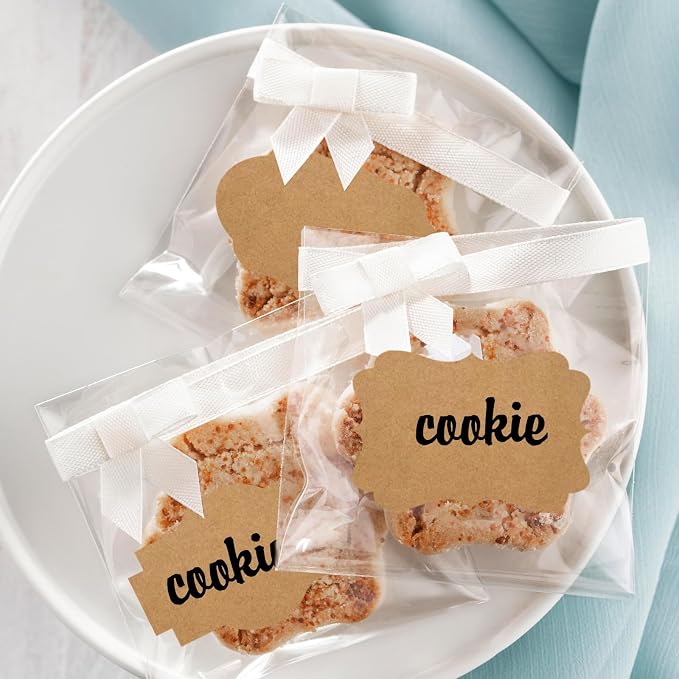 Dark Kraft Labels Stickers - Image 6