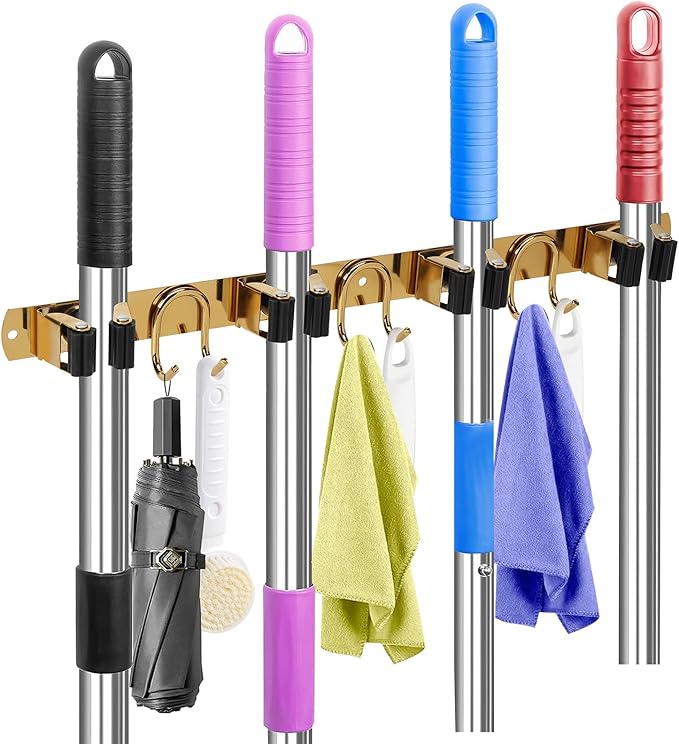 Mop Broom Holder Wall Mount - Image 8