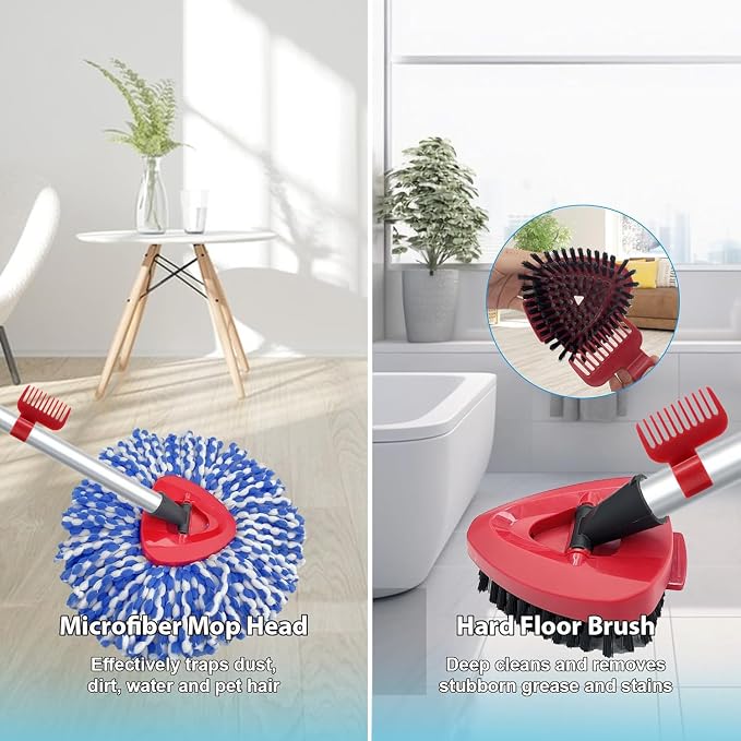 Spin Mop Head and Brush Replacement Compatible - Image 7