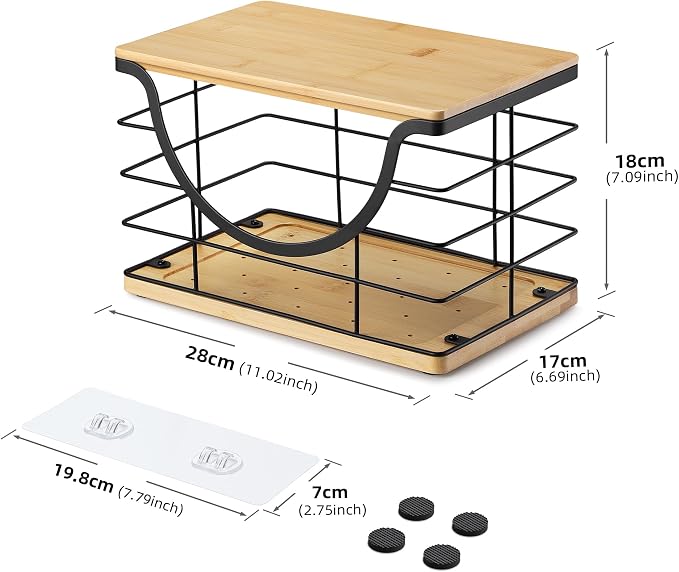Extra Large Trash Bag Holder Under Sink Organizer Stackable Pantry Organizers - Image 6