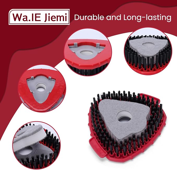 1 Pcs Spin Mop Replacements Scrub Brush and 1 Mop Base - Image 5