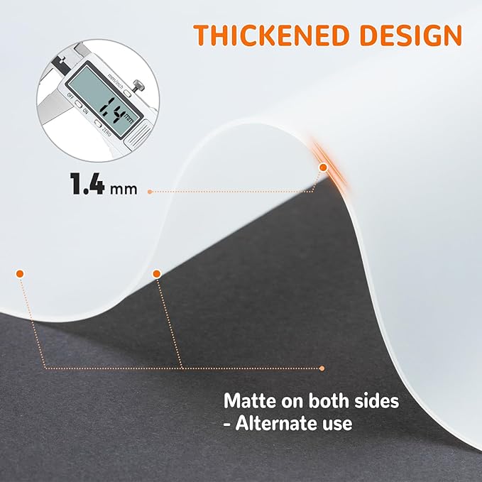 Warome Silicone Mat, Waterproof Heat Resistant Mat, Extra Large Countertop - Image 3