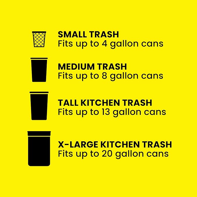 Glad ForceFlex Tall Kitchen Trash Bags, 13 Gallon, Fresh Clean - Image 8