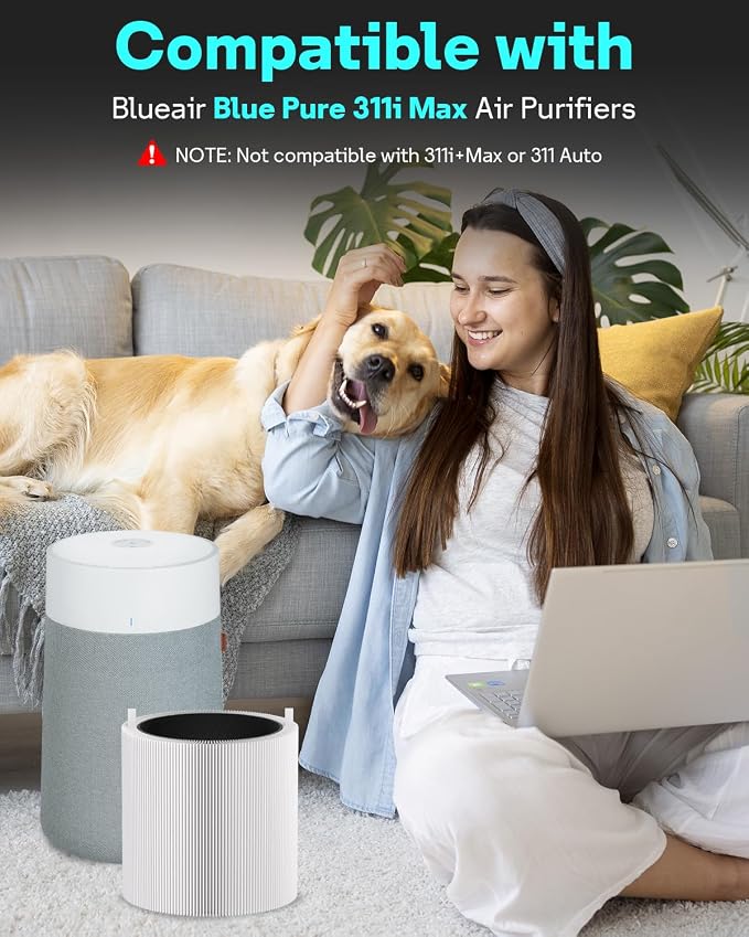 Leemone 2 Pack Blue Pure 311i Max Replacement Filter Compatible - Image 3